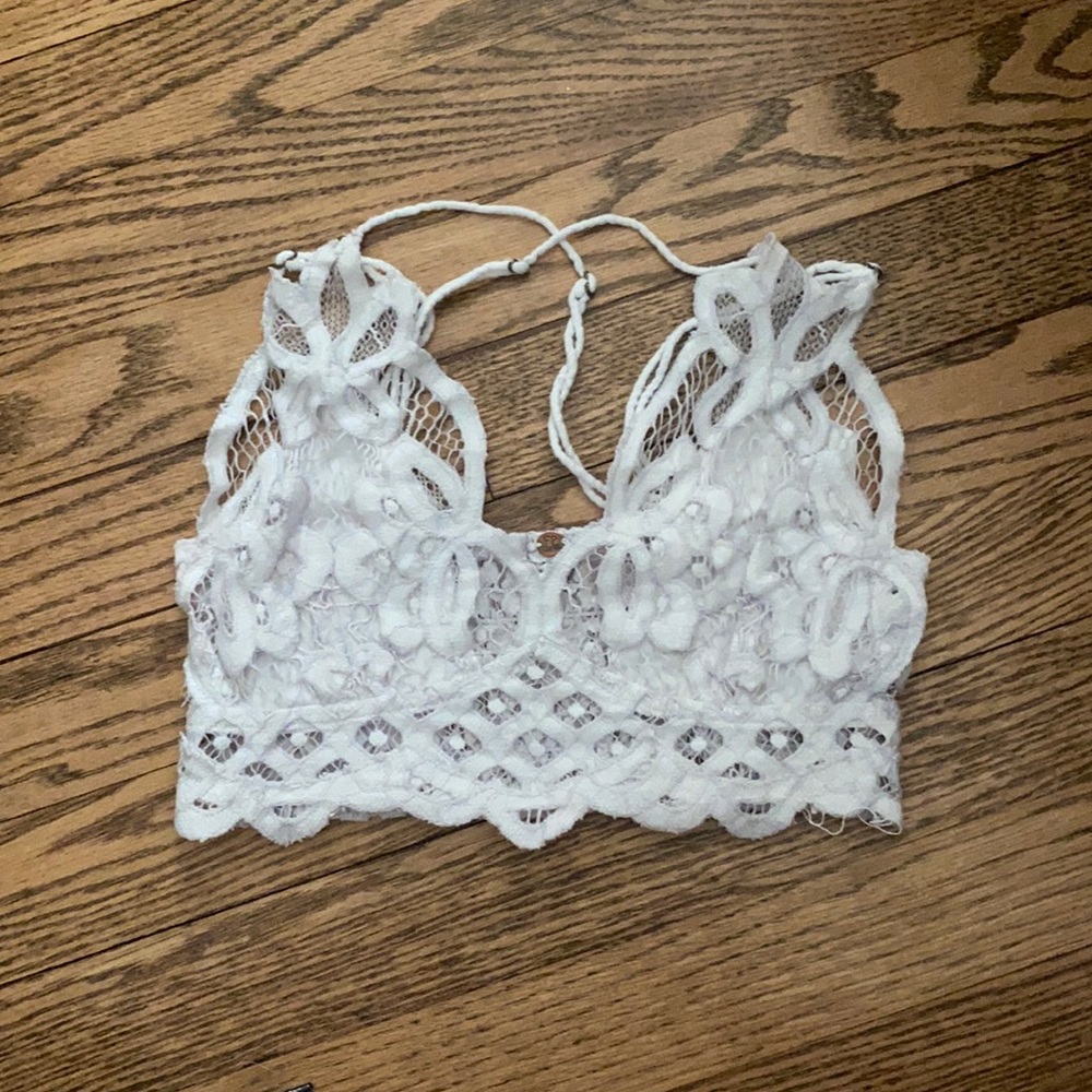 White Free People Bralette